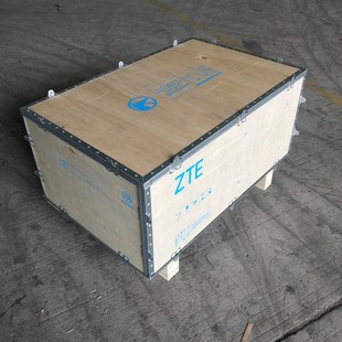 制作出口免检木箱包装 中兴仪器设备包装木箱 定制钢边箱免熏蒸箱