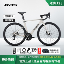 2025款喜德盛AD300破风公路自行车变速单车油刹20速中空牙盘桶轴