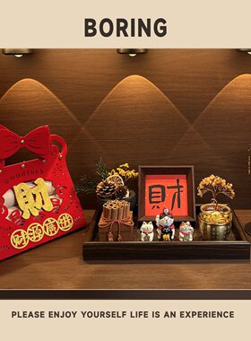 2026新款招财猫入户玄关装饰品肉桂香薰转运祈愿送好闺蜜生日礼物