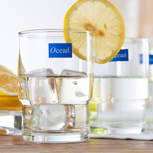 清仓进口Ocean史特玻璃透明浴室漱口杯情侣九牧架子洗漱杯刷牙杯2