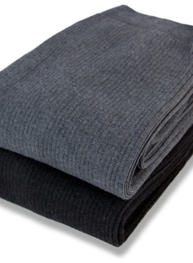 冬季保暖加厚高腰休闲针织男女士羊毛裤双层羊绒中老年毛线打底裤