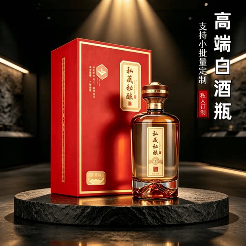 新款高端酒水包装瓶全套定制