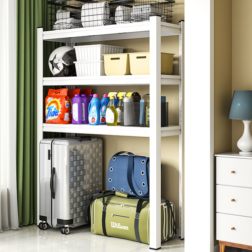 储藏室置物架家用阳台多层落地行李箱靠墙整理收纳工具化妆室货架