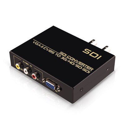 VGA/ AV转SDI 3G-HD-SDI视频转换器双路SDI输出 广播级BT-309