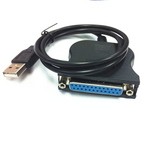 USB转并口打印线DB25针转接线