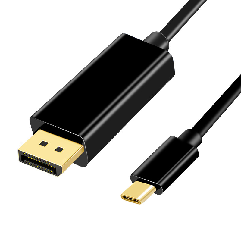 type-c转DP线 thunderbolt雷电3转Displayport显示器屏高清视频线