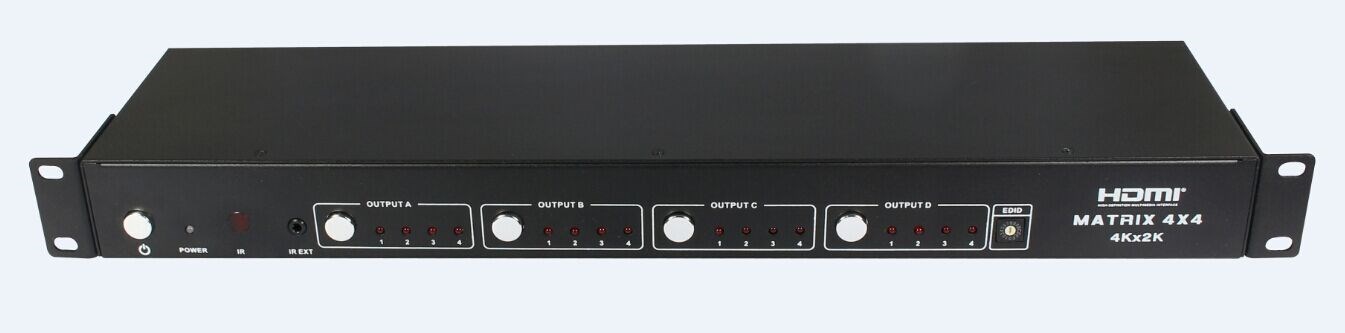 hdmi2.0矩阵切换器 4进4出 带音频分离 4X4分配器 带ARC BT-A44