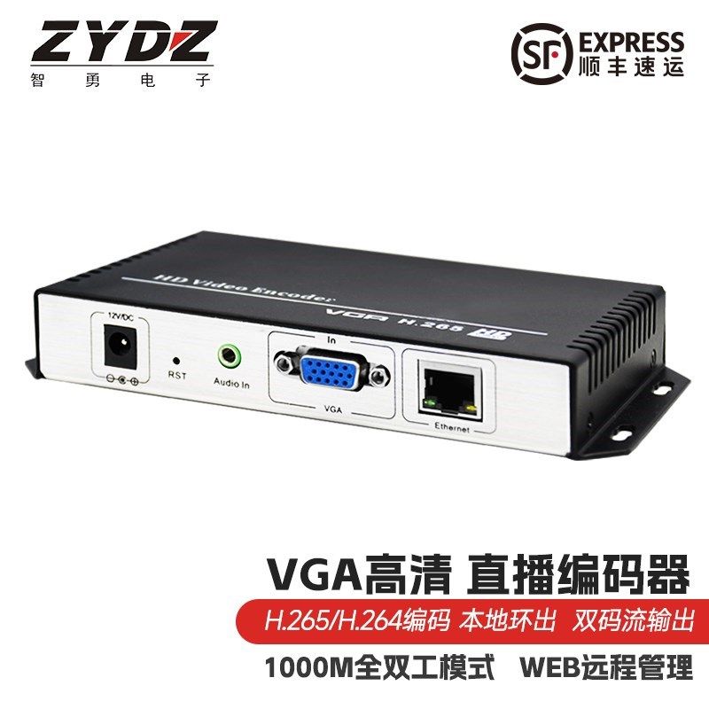 智勇VGA视频编码器支持解码矩