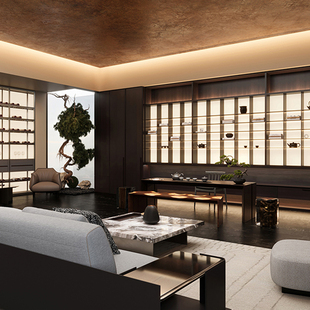 博洛尼橱柜厨房置物柜整体家用全屋定制轻奢开放式大店-和光入镜