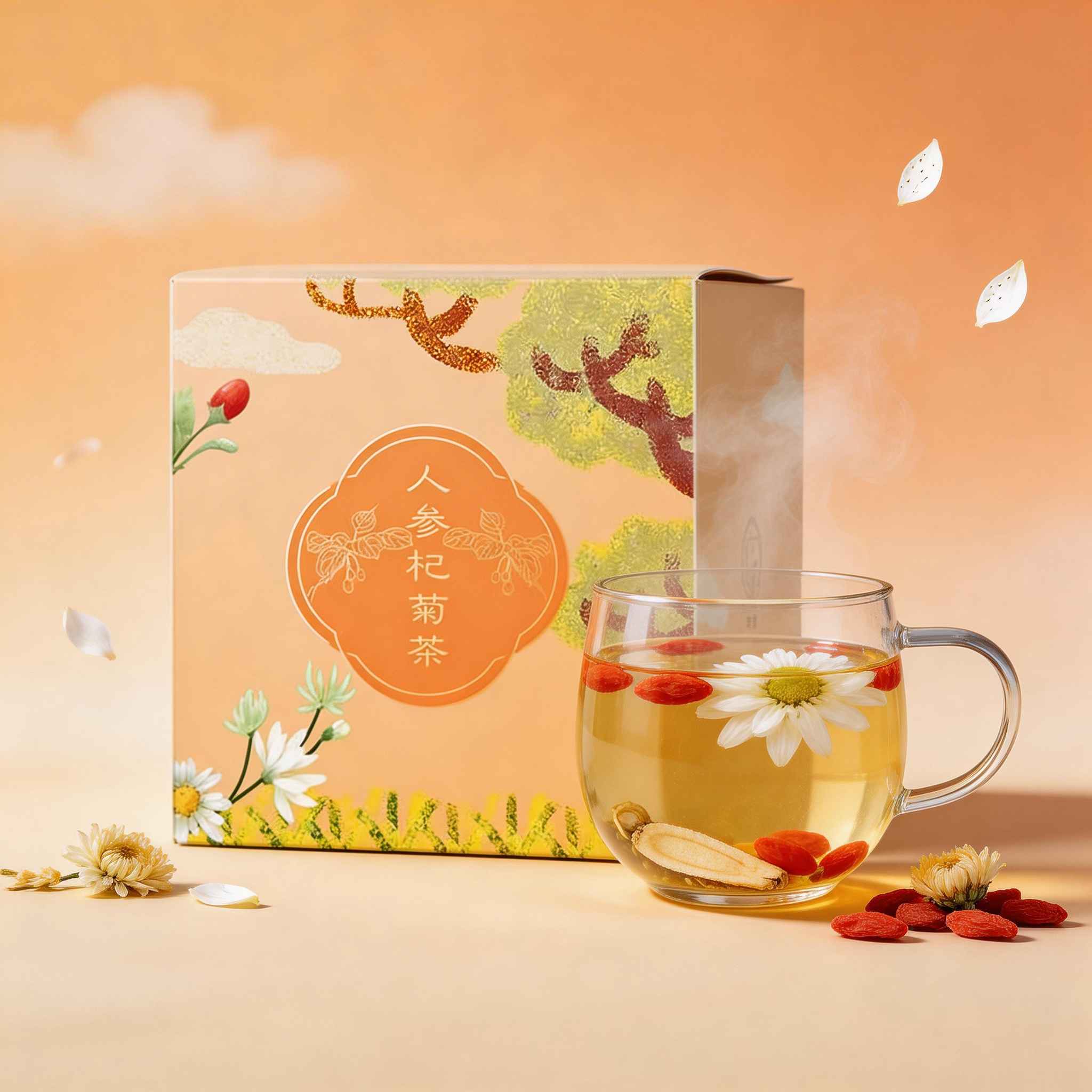 神象 人参杞菊茶 3克*10包 养生花茶