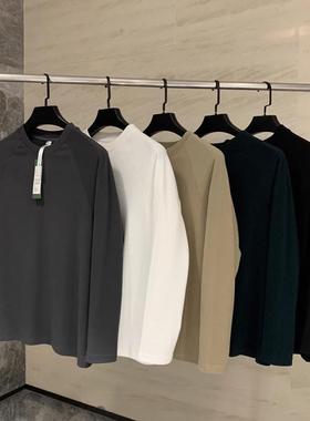 身轻如云！双面德绒！男士秋冬新款软糯亲肤保暖纯色打底T恤衫潮