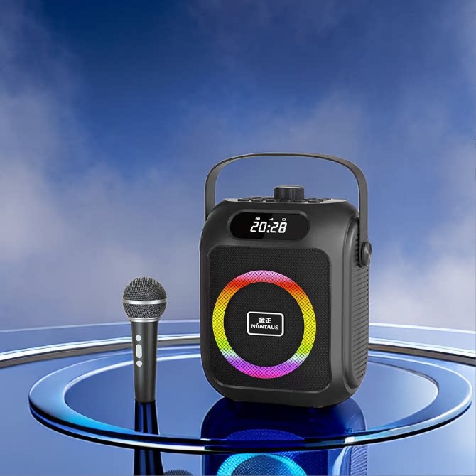 金正/九度户外音响蓝牙音箱大音量广场舞便携式手提K歌家用低音炮