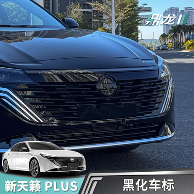 新天籁PLUS座舱前车标贴