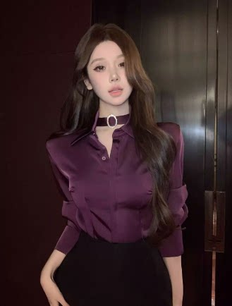 2024春装新款法式气质性感御姐衬衫女春季纯欲高腰显瘦包臀裙套装