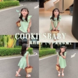 Юбка, детская летняя одежда, платье без рукавов без рукавов, в западном стиле