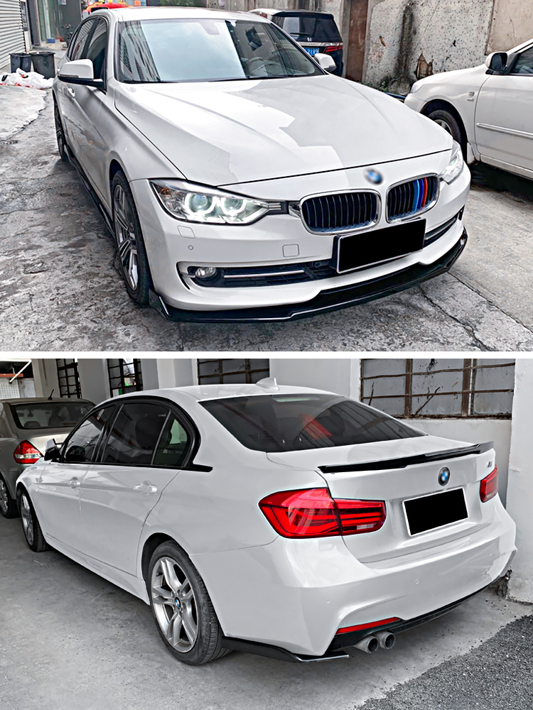 宝马3系侧裙后包角前铲运动套件