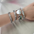 欧美ins风不规则金属手镯女小众个性 百搭手饰手链 夸张设计感时尚