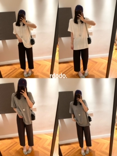 休闲裤 Rdodo自线 松弛干练奢牌立体显瘦精梳羊毛老钱微弧九分裤