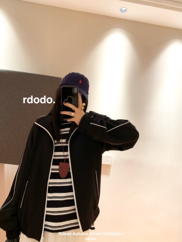 Rdodo美式复古轻运动风短外套