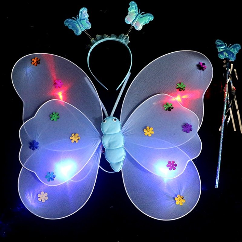 儿童发光天使蝴蝶翅膀花仙子玩具小女孩演出闪光背包,玩具/童车/益智/积木/模型,其他模型玩具,淘宝优惠券,粉丝福利购,淘宝优惠卷
