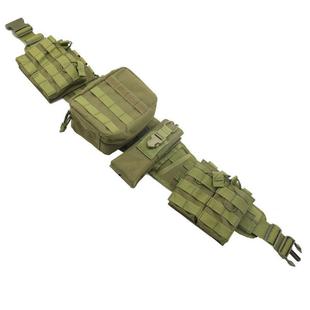 molle战术腰封军迷多用外腰带佩戴Y袋超宽腰带战术腰带男士外腰带