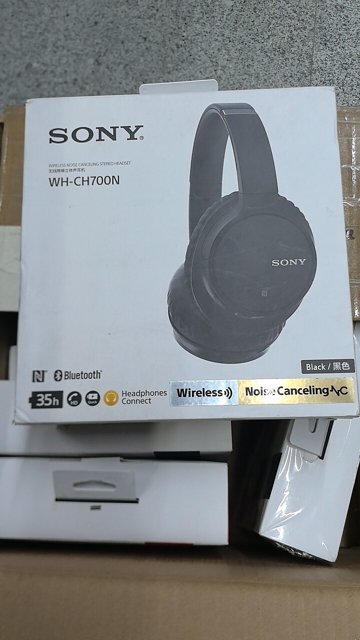 原装SONY索尼WHCH700N蓝牙耳机 黑色 重低音音质很好