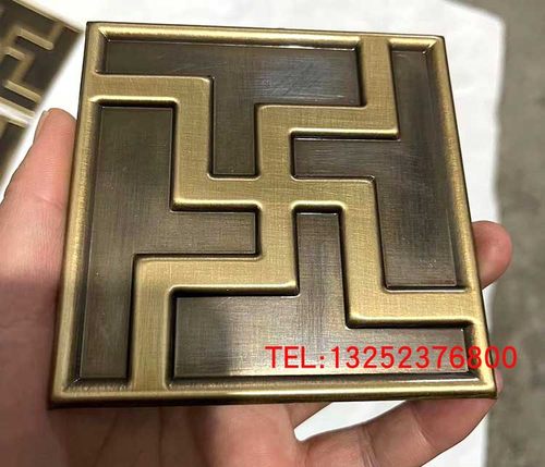 仿古建筑装饰铜配件压铸铝万字纹