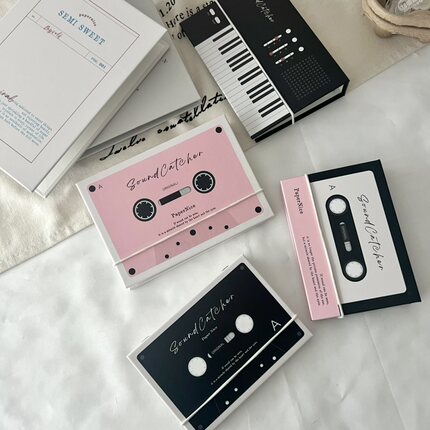 PaperNice M5/A7/A6手账活页壳活页册创意磁带卡册文具礼物