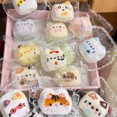 网红爆款 食品级硅胶猫猫奶糖捏捏乐解压泥感慢回弹无毒儿童玩具女