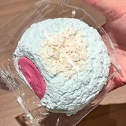 高颜值泡芙捏捏乐纯手工食品级硅胶儿童无毒创意解压玩具仿真食物