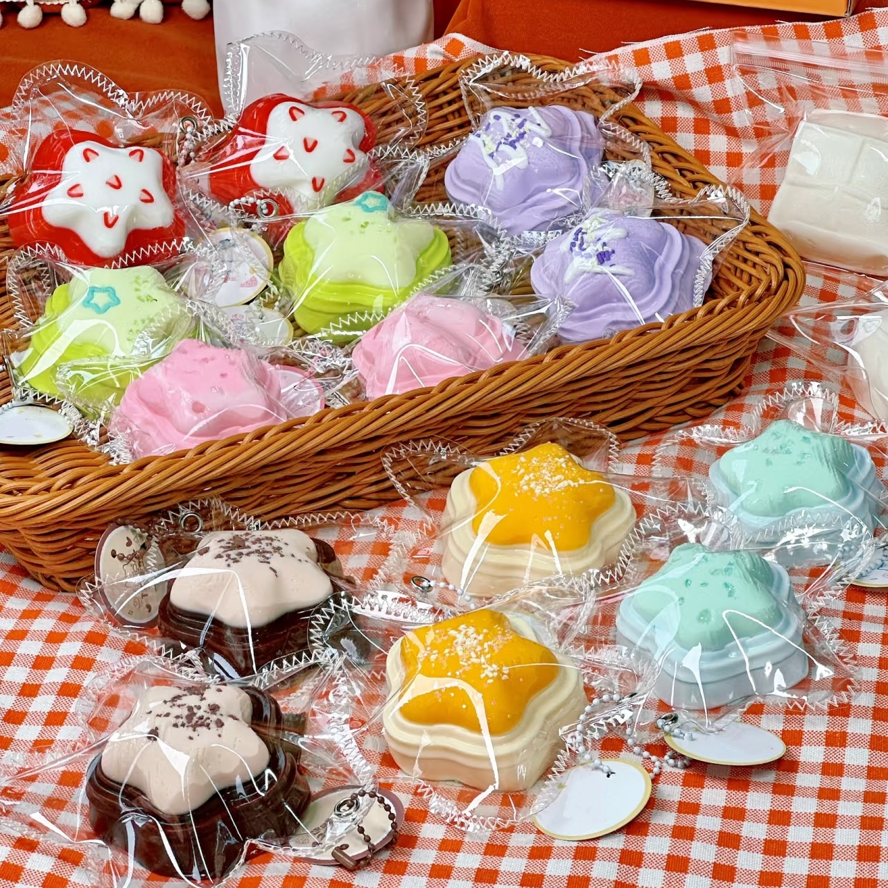 【星星系列】高颜值超软纯手工食品级硅胶捏捏乐减压玩具儿童无毒