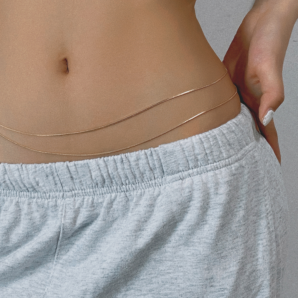 性感ins风欧美辣妹腰链