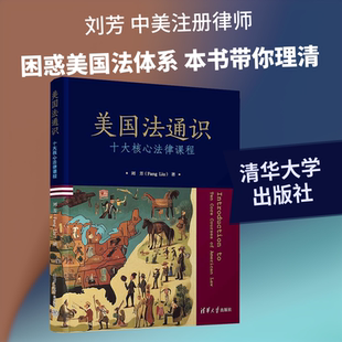 美国法通识:十大核心法律课程 刘芳 著 著 世界各国法律社科 新华书店正版图书籍 清华大学出版社