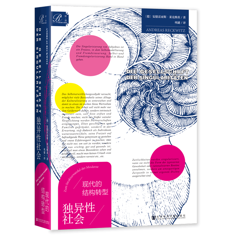 独异性社会 现代的结构转型 (德)安德雷亚斯·莱克维茨 著 巩婕 译 社会学经管、励志 新华书店正版图书籍 社会科学文献出版社