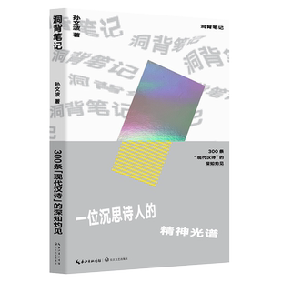 洞背笔记(300条现代汉诗的深知灼见)(精) 孙文波 著 文学理论/文学评论与研究文学 新华书店正版图书籍 长江文艺出版社