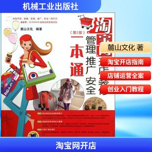 管理 社 机械工业出版 电子商务经管 装 修 励志 安全一本通第2版 推广 图书籍 淘宝网开店 麓山文化 新华书店正版 著