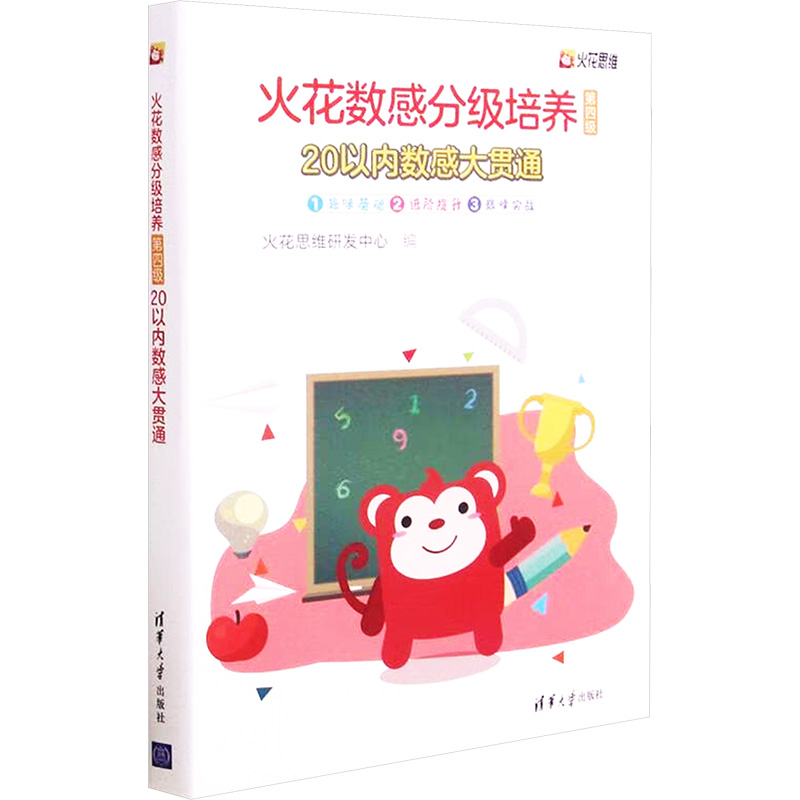 火花数感分级培养 第4级 20以内数感大贯通(1-3) 火花思维研发中心 编 幼儿早教/少儿英语/数学少儿 新华书店正版图书籍