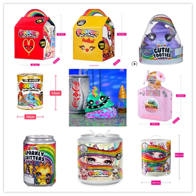 史莱姆poopsie惊喜大羊驼独角兽水晶泥套装便便包解压礼物玩具