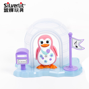 知音小企鹅知音鸟小鸡鳄鱼恐龙配口哨冰雪屋  会唱歌真玩具
