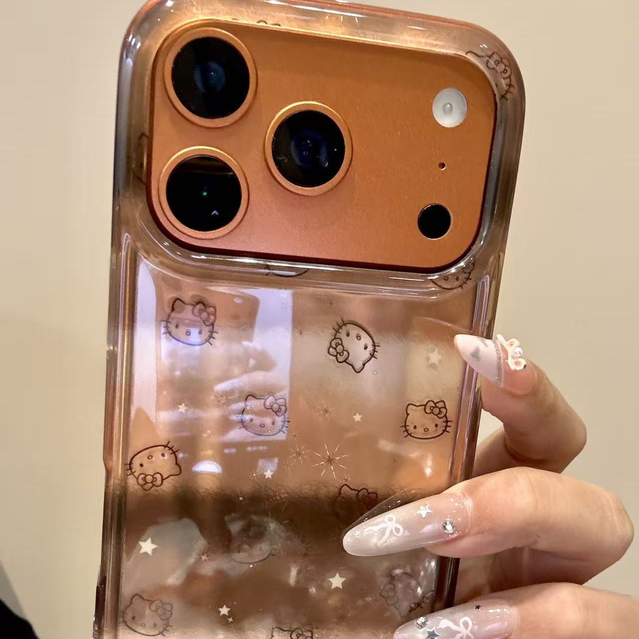 高级感ins羽纱线条满屏猫咪适用ihone17promax苹果16手机壳15新款