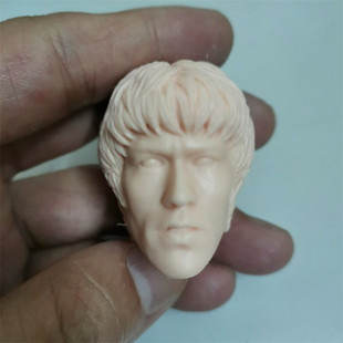 现货 1/6 兵人头雕 李小龙 Bruce Lee 死亡游戏 李小龙 头雕白模