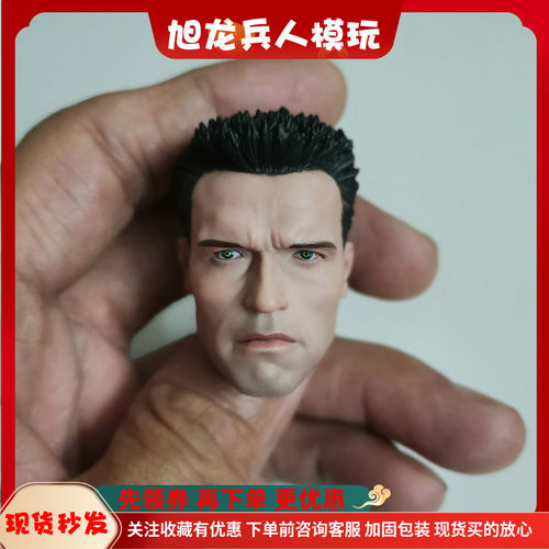 现货终结者阿诺施瓦辛格头雕兵人