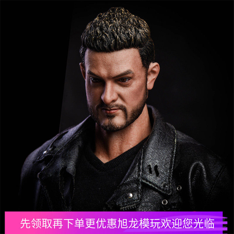 现货 拓亿仕 1/6 兵人头雕 印度 影帝 阿米尔汗神秘巨星头雕模型
