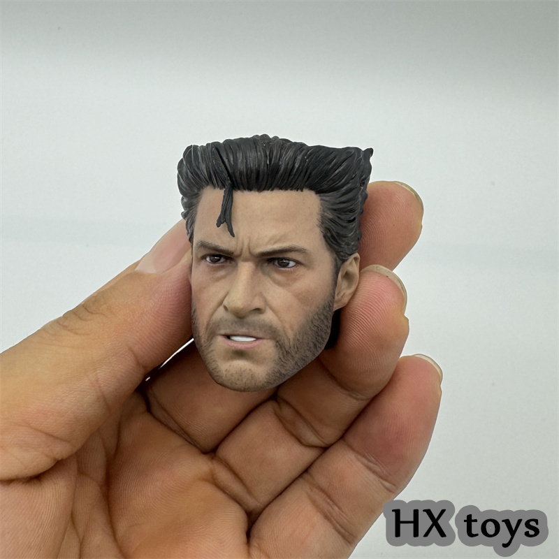 现货1/6兵人金刚狼头雕模型