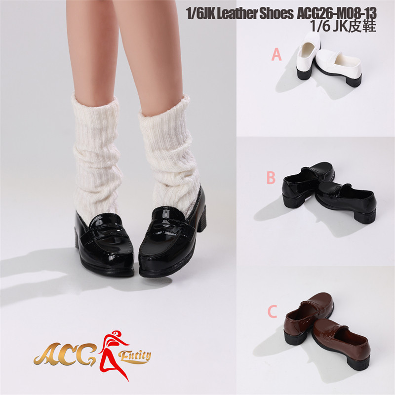 1/6女兵人 JK制服空心鞋 女鞋福乐鞋 学院风女鞋 ACG26-M08-13图片
