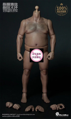 胖子可动模型兵人现货