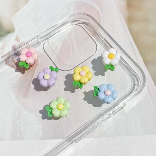 树脂小花朵太阳花diy配件