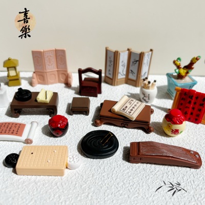微缩娃娃屋古风诗词造景装饰