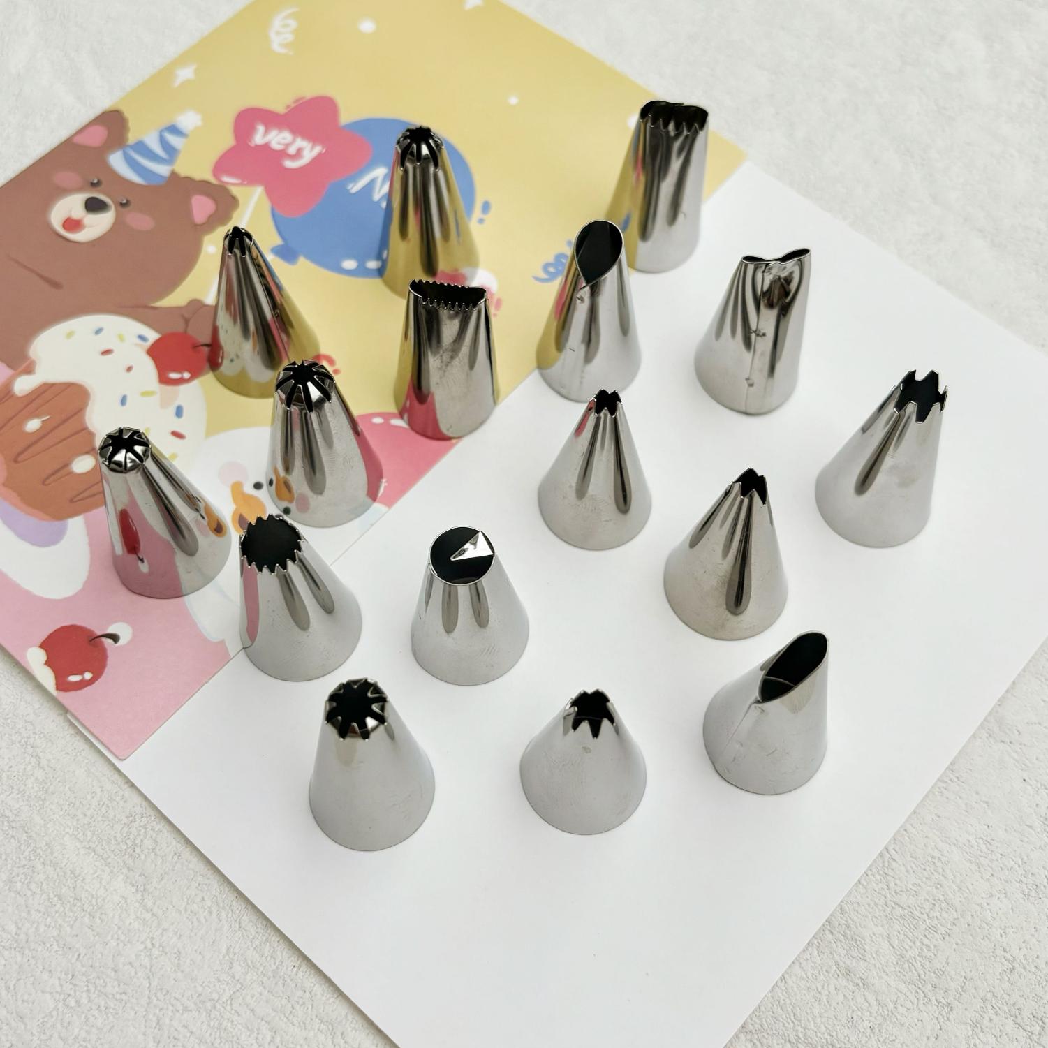 不锈钢奶油胶裱花嘴diy材料