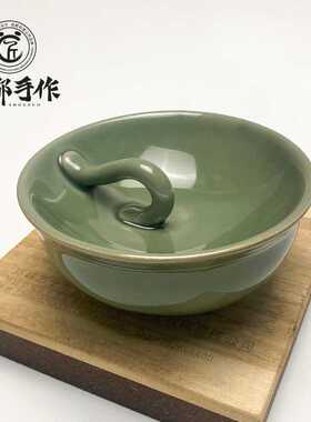 成都非遗青绿釉省油灯成都手作